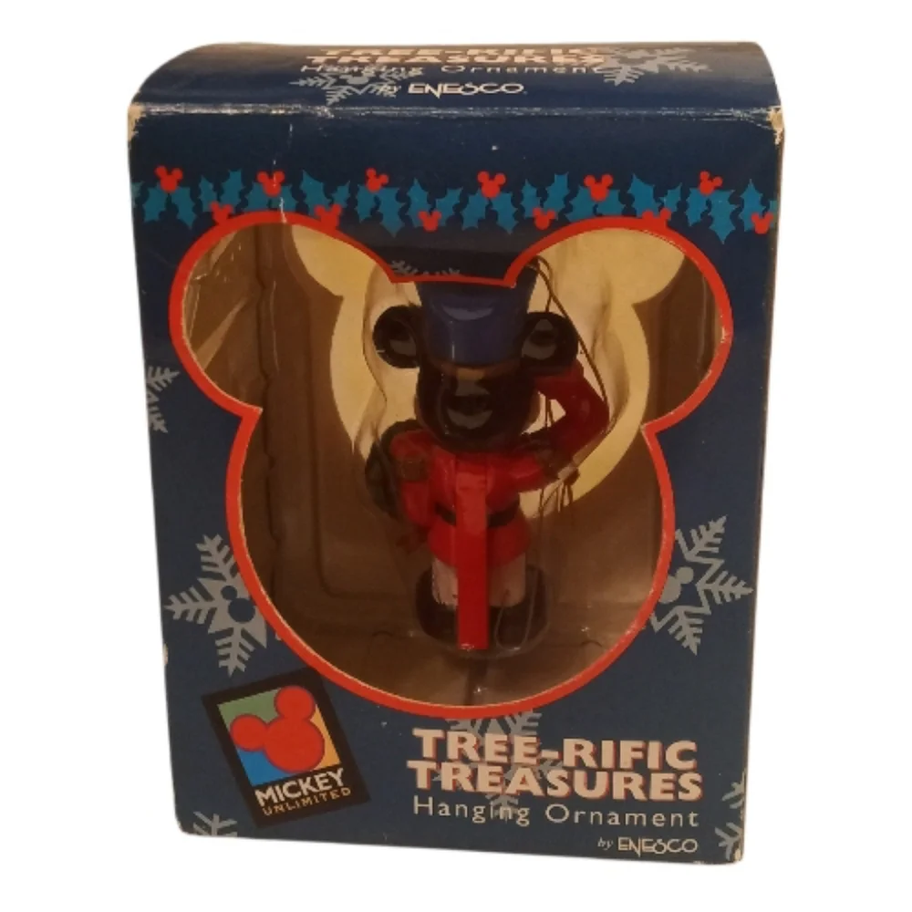 Disney Mickey's Unlimited Tree-rific Treasures Hanging Ornament By Enesco!